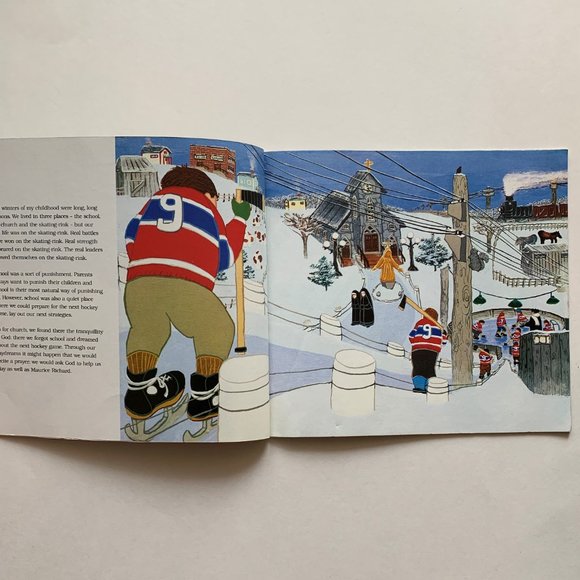 Vintage Kid's Hockey Books: The Hockey Sweater ('79) & The Moccasin Goalie ('96) - Picture 4 of 13